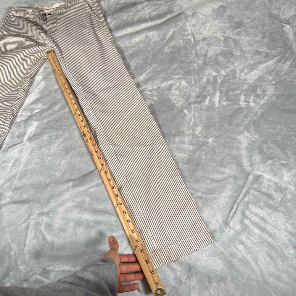 Brooks Brothers Red Fleece Striped Dress Pants Mens 30x34 Skinny Fit Cotton NEW - Picture 9 of 12